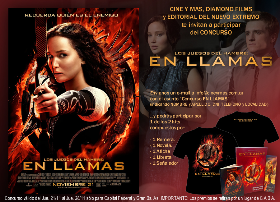 Concurso Los Juegos del Hambre - En Llamas