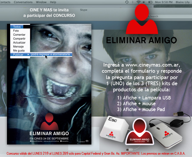 Concurso «Eliminar Amigo»