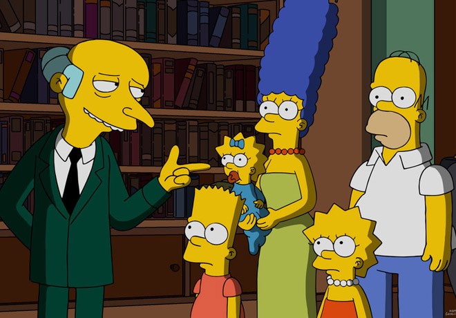 Fox - Los Simpson - Monty Burns Fleeing Circus